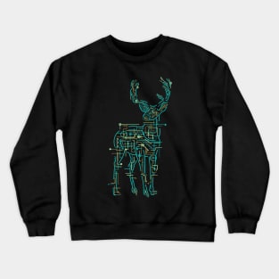 Electric Deer Crewneck Sweatshirt